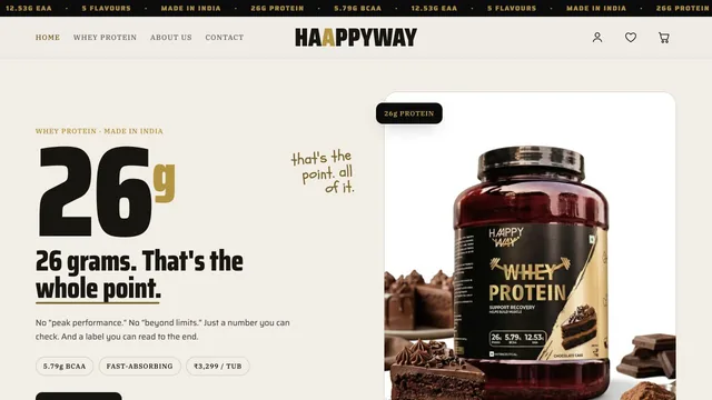 HAAPPYWAY website preview